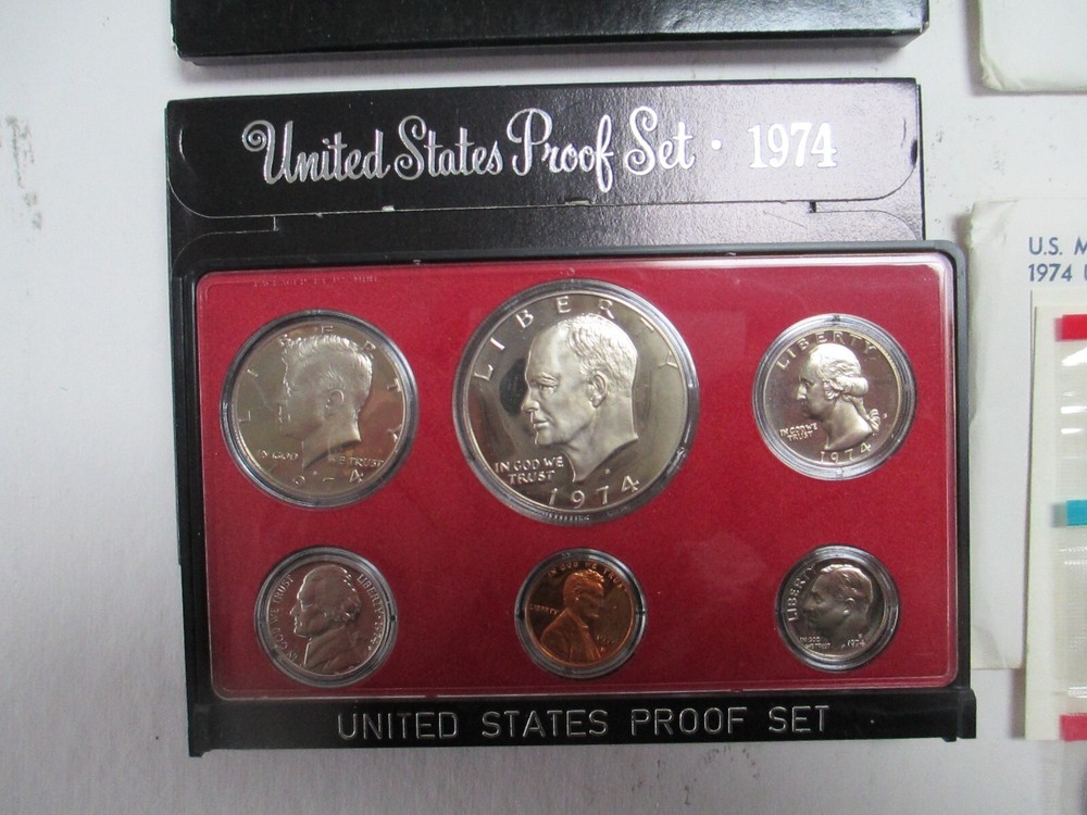 Proof & Mint Sets (1971, 1972, 1973, 1974) 8 Items