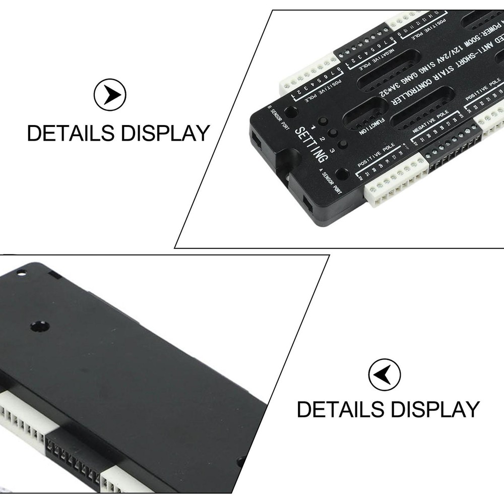 32 Channel LED Motion Sensor Stair Controller for Indoor Use DC 12V/24V