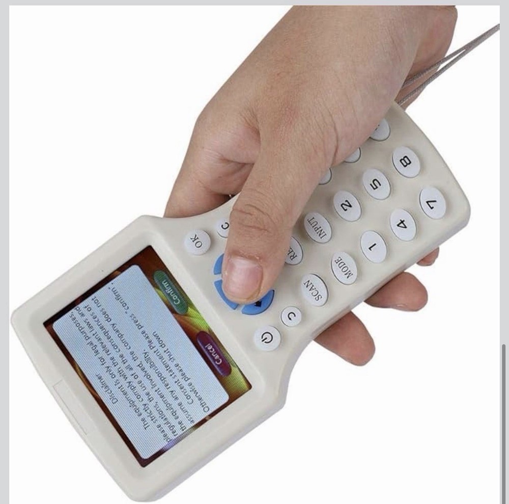 9 Frequency Handheld RFID Copier ID IC Reader Writer Duplicator NFC 125 kHz