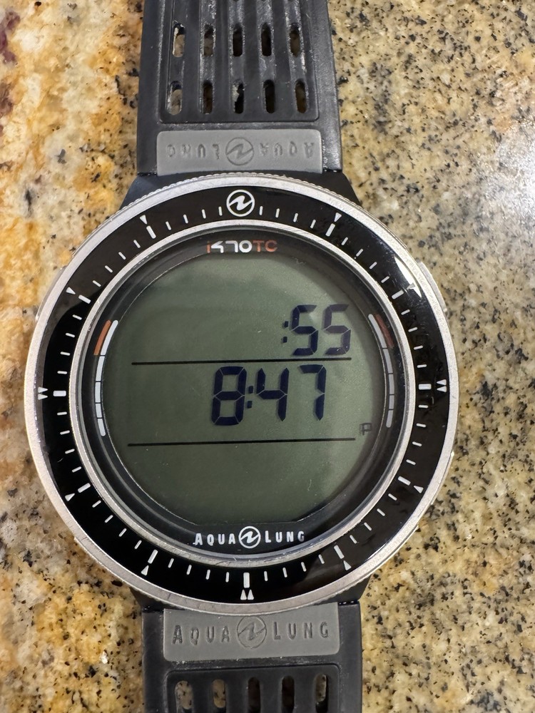 Aqualung I470TC Dive Computer with Transmitter Black