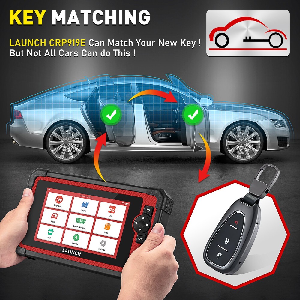 2026 LAUNCH X431 CRP919E BT Bidirectional Coding Car Diagnostic Scanner Tool*……#