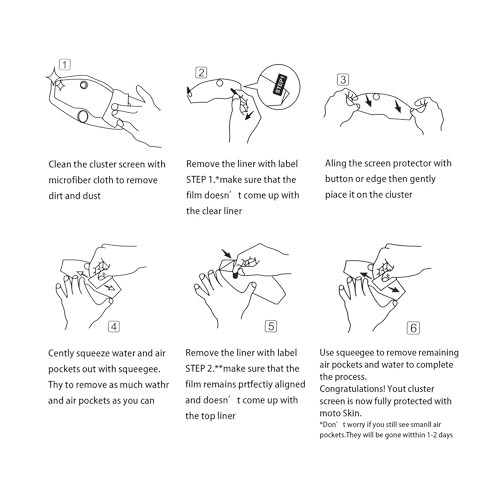 Nano Glass Motorcycle Dashboard Screen Protector Kit for KTM 1290 Super Duke