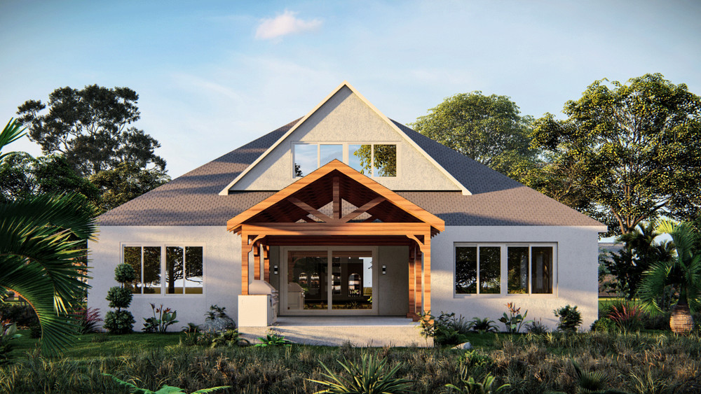 15’x16’ Cedar Canopy DIY Plans – Post Layout, Elevations, 3D Views, Roof Framing