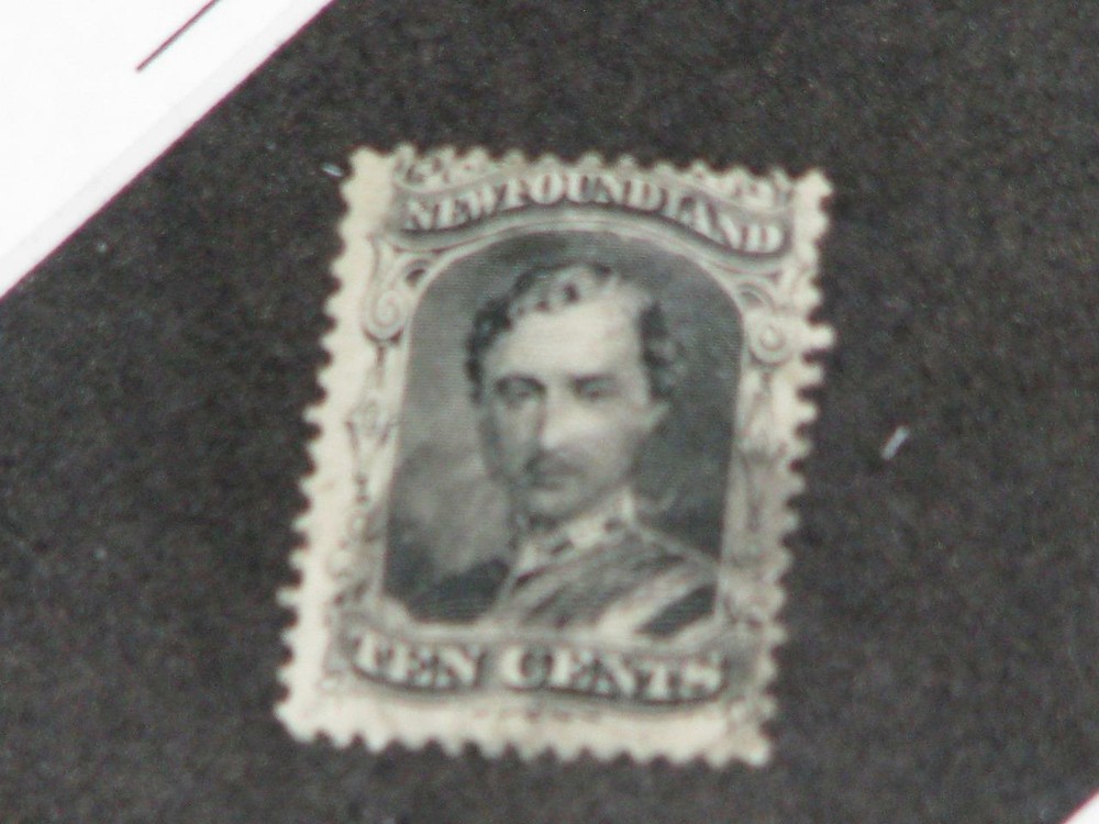 Newfoundland Scott# 27, used, small thin