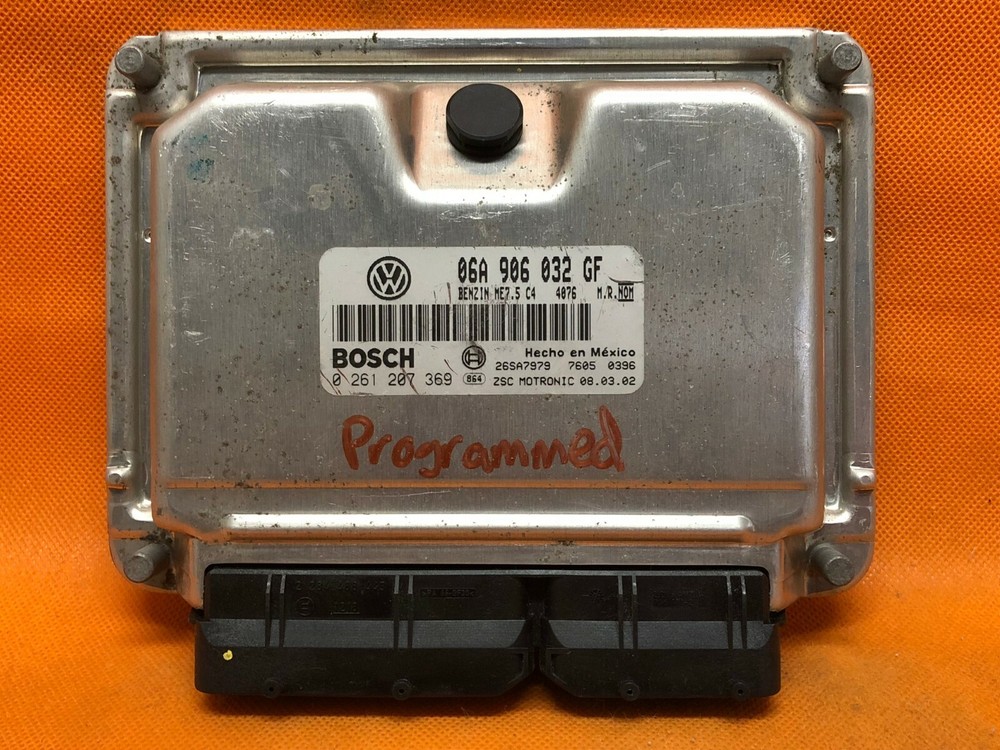 PROGRAMMED PLUG & PLAY 02 VW JETTA BEETLE 2.0 ATX CONTROL MODULE ECU 06A906032GF