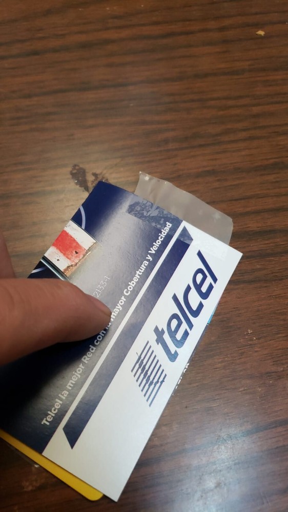 Telcel 5G Lada CDMX Chip