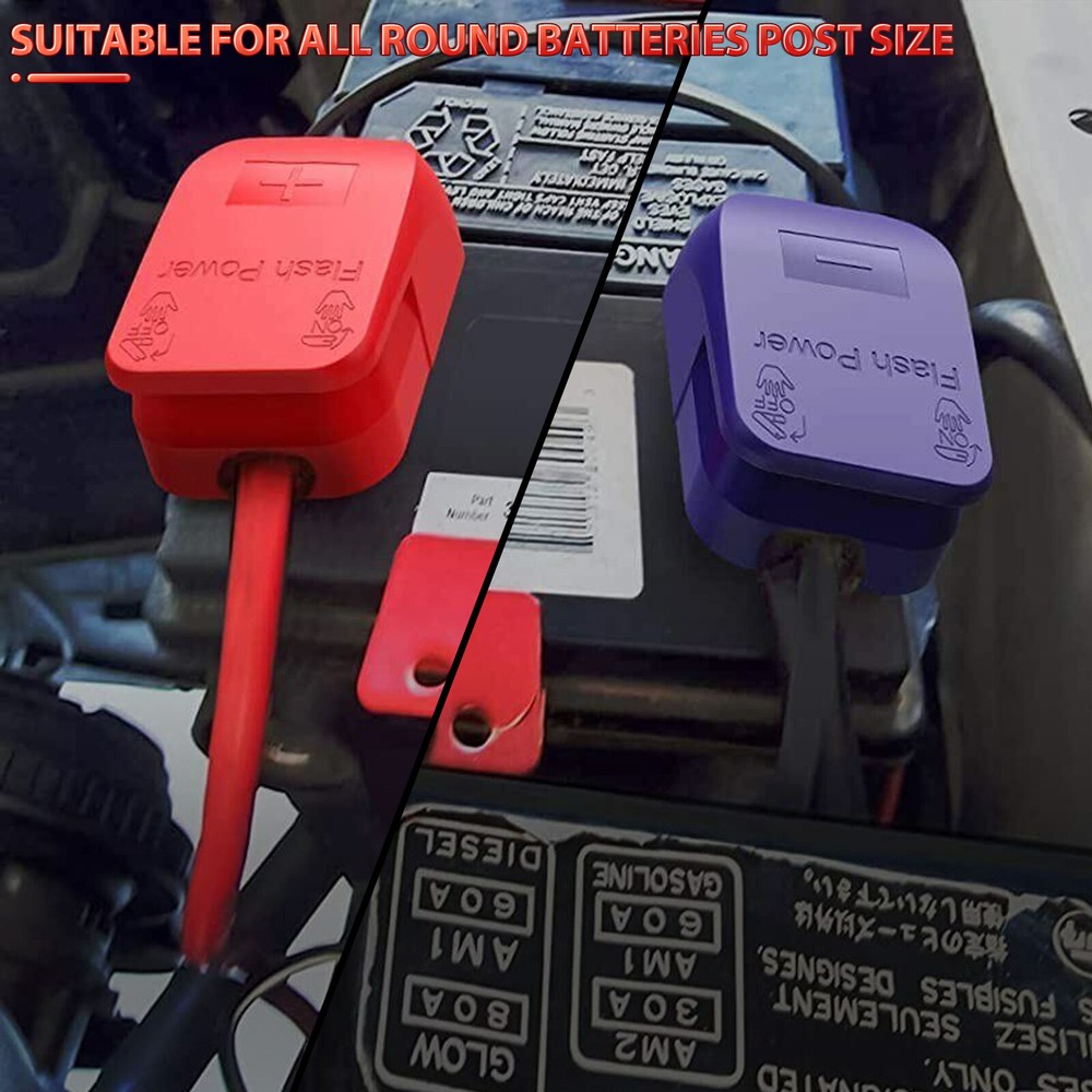 4pc Car Battery Terminal Connector Clamp Adjust Disconnect Quick Release Tool A