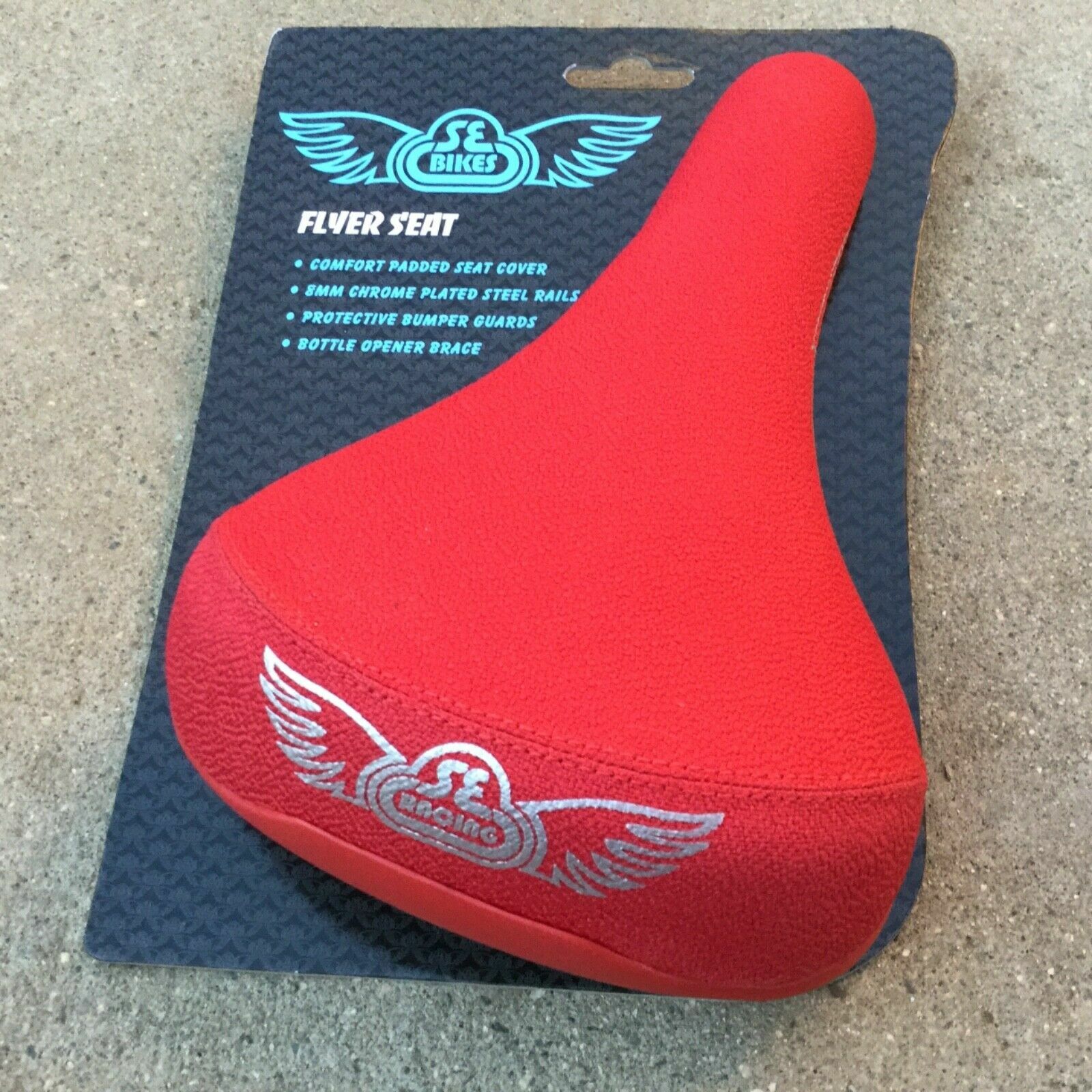 SE RACING FLYER RAILED SEAT BLUE OR RED BMX BIKES SEAT HARO KASHIMAX GT REDLINE