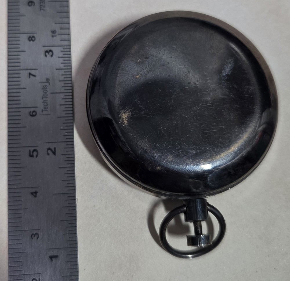 Vintage Push Button Compass Brass Pocket Style Gift