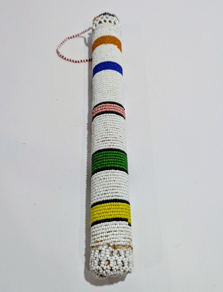 African Beaded Talking Stick