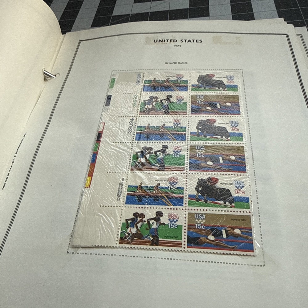 Harris Liberty US Plate Block Album