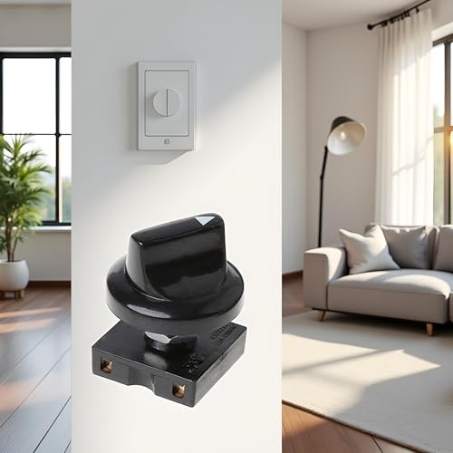 Rotary Switch 4 Position 3 Speed Selector Switch Governor with Button Fan