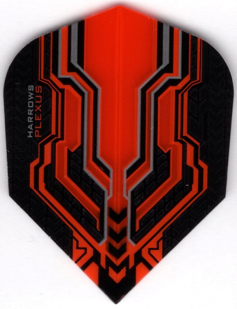 Orange Harrows PLEXUS Dart Flights: 3 per set