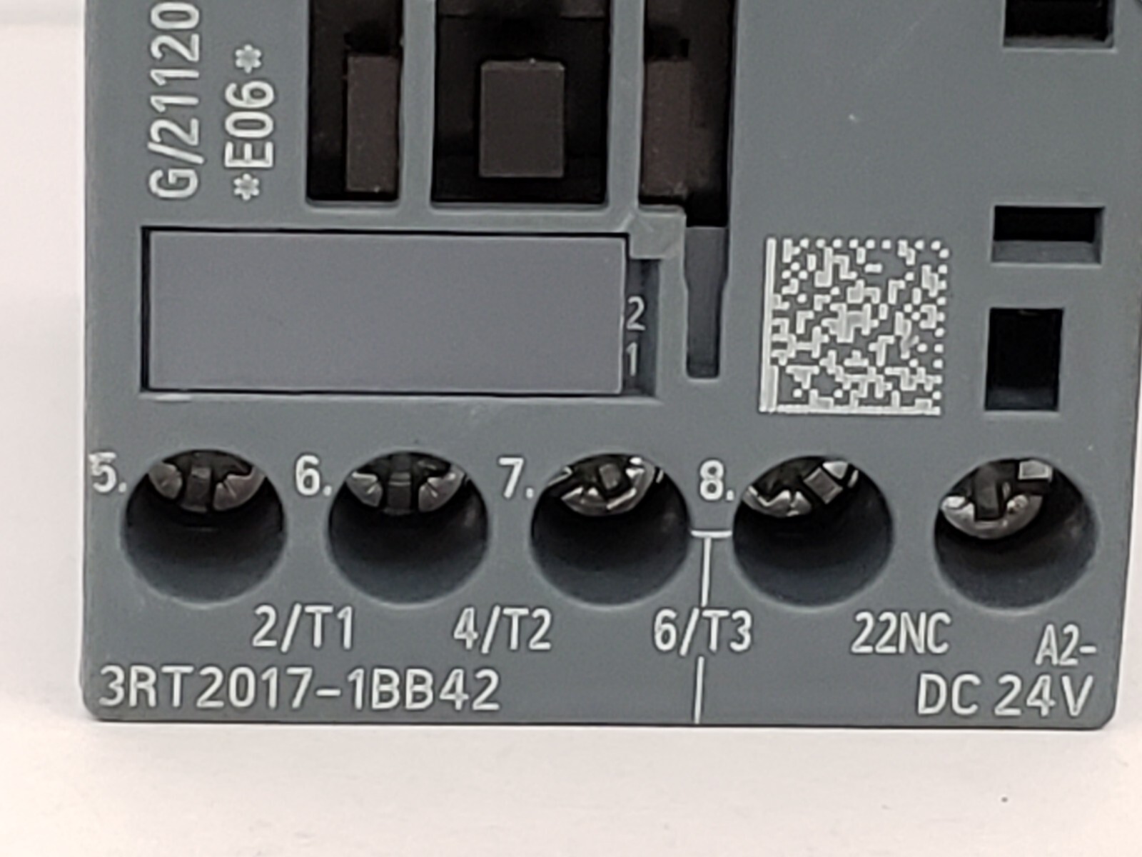 SIEMENS 3RT2017-1BB42 CONTACTOR 24VDC COIL NNB