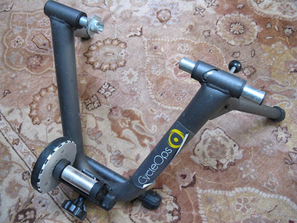 CycleOps Foldable Bicycle Trainer Stand with Resistance Adjustment.