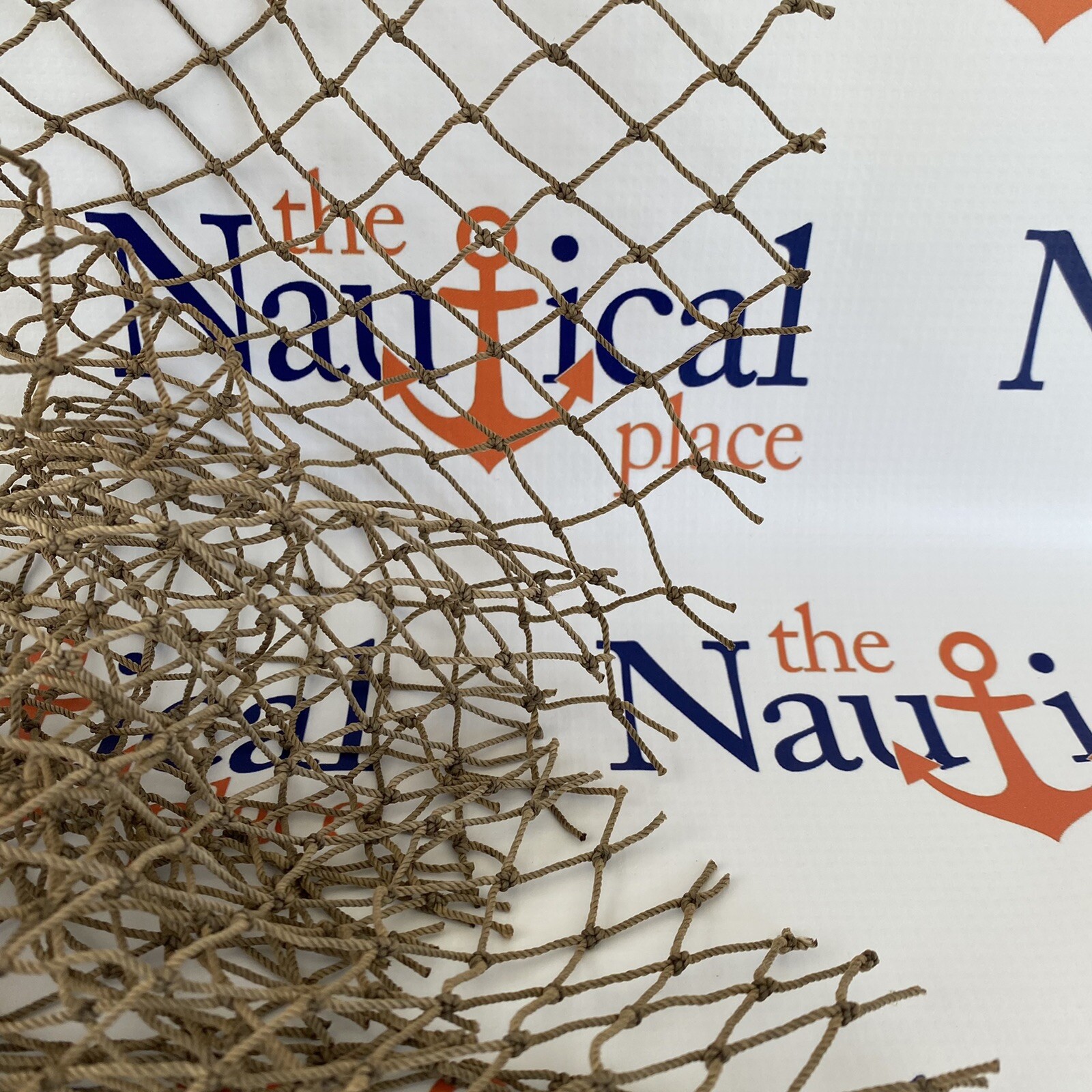 12 lb. Box of Used Fishing Net - Authentic Old Vintage Commercial Fish Netting