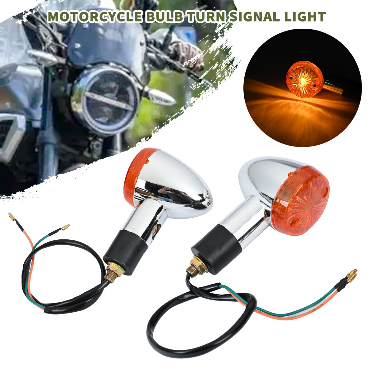 Turn Signals Lights For Honda Shadow VT ACE Aero Spirit VLX 600 750 1100
