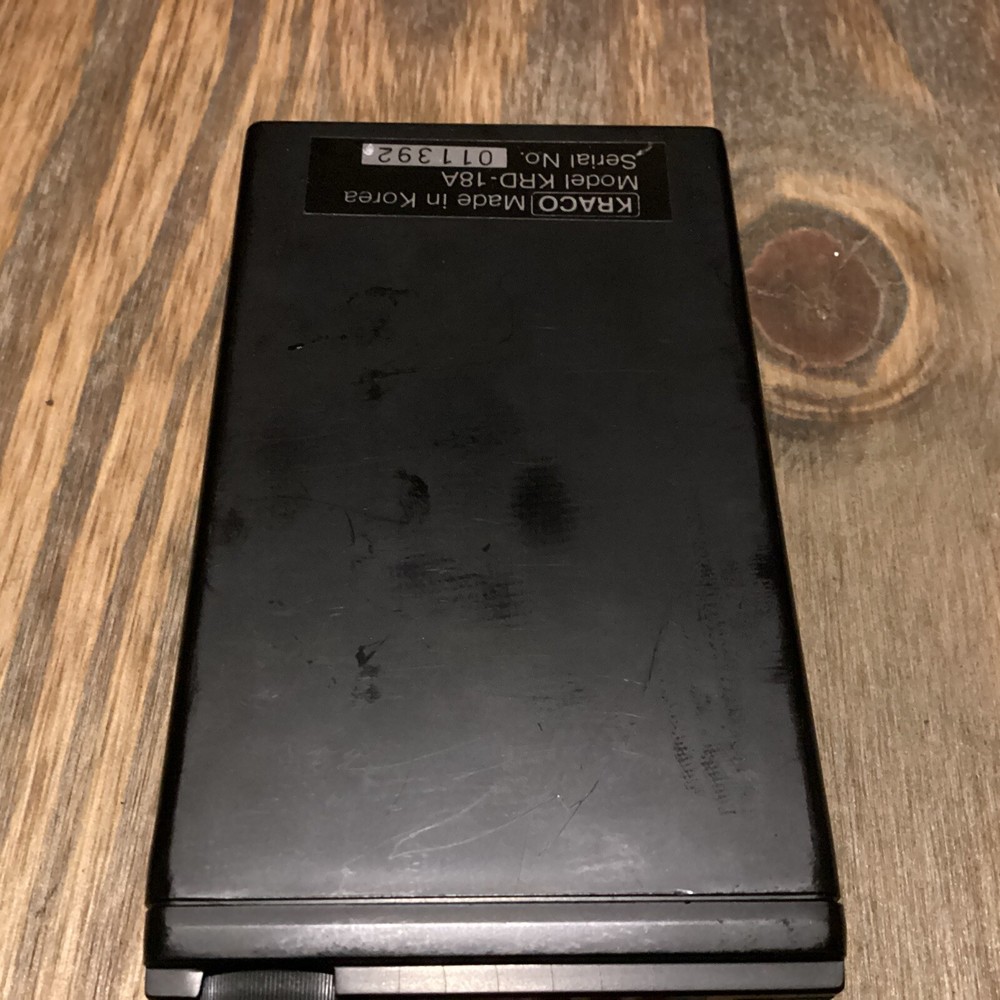 Kraco KRD-18A Untested Free Shipping