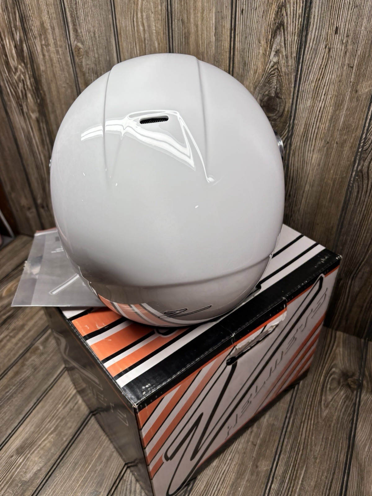 New Zamp FSA-3 Helmet H751001M White Snell SA2015 Medium