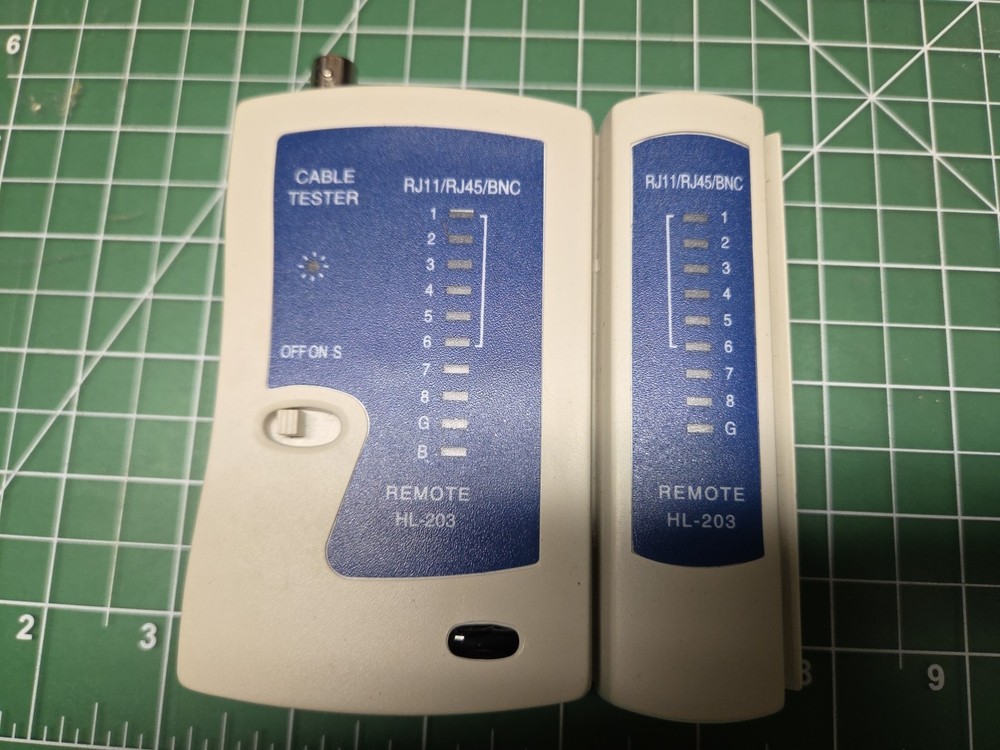 Multi Function LED Network Cable Tester for BNC RJ45, RJ11, RJ12 with Case