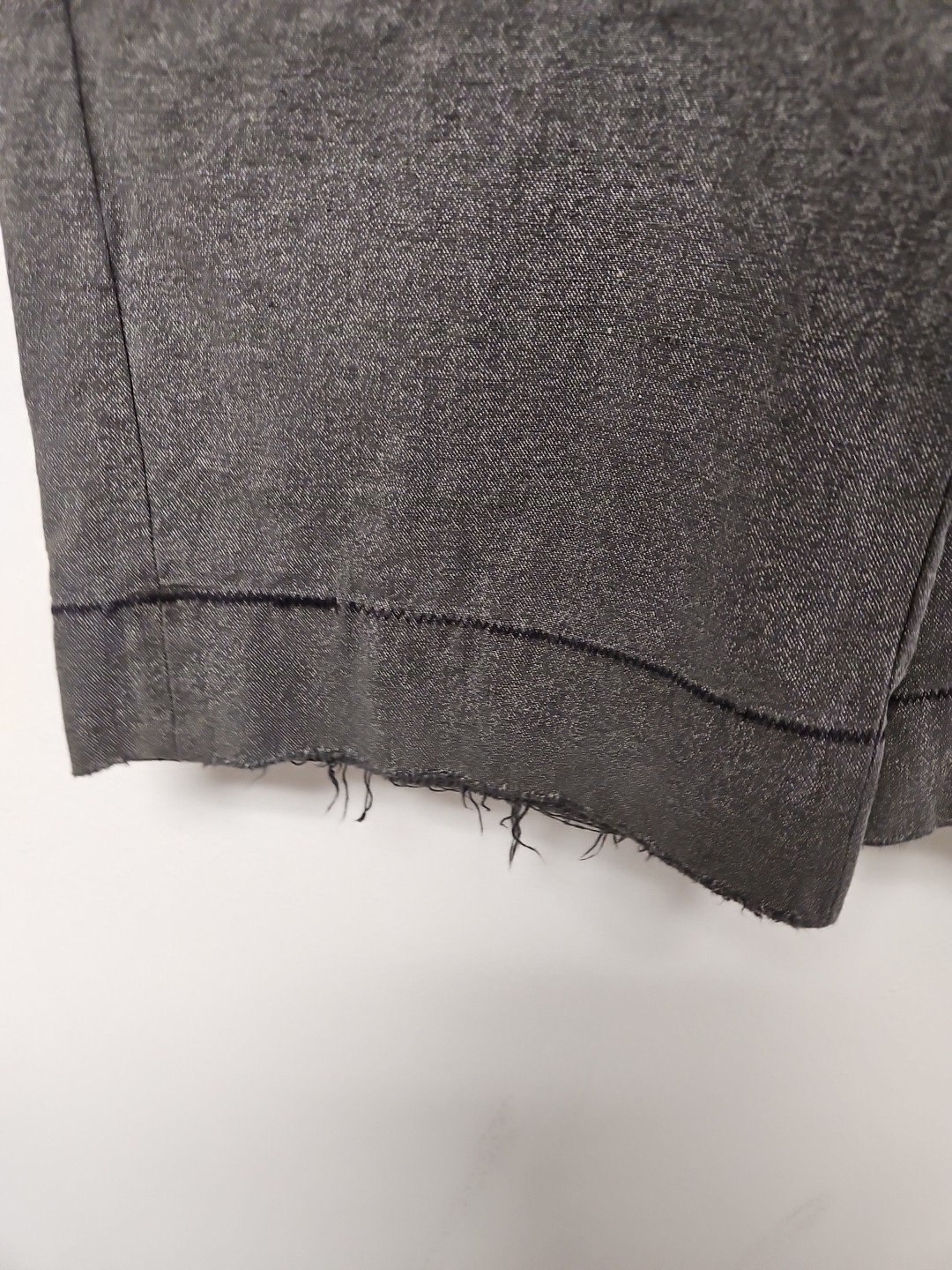 Vtg 40s 50s Sanforized Cotton Trousers Pants Button Fly Distress Repair 29x28