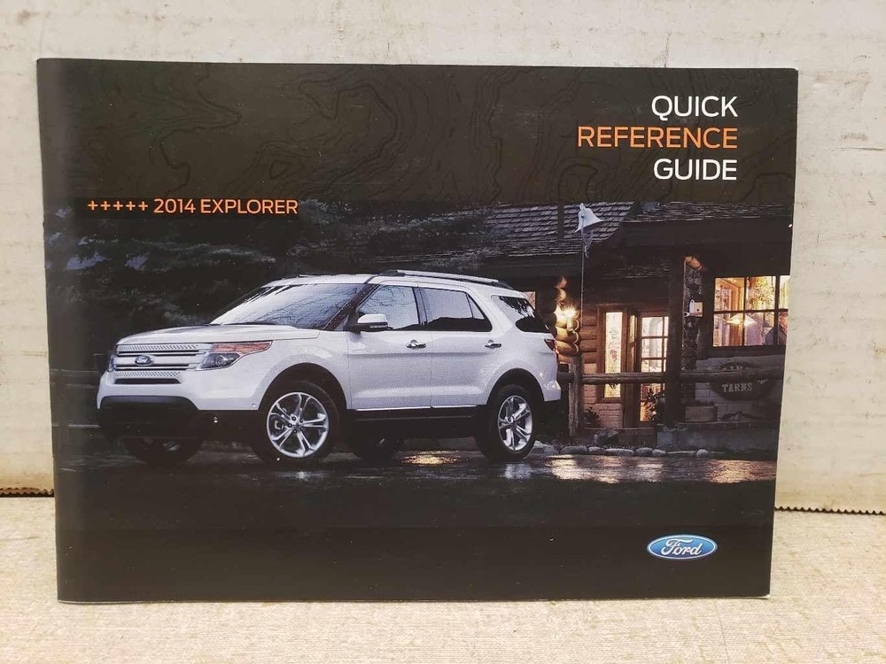 14 FORD EXPLORER Owners Manual