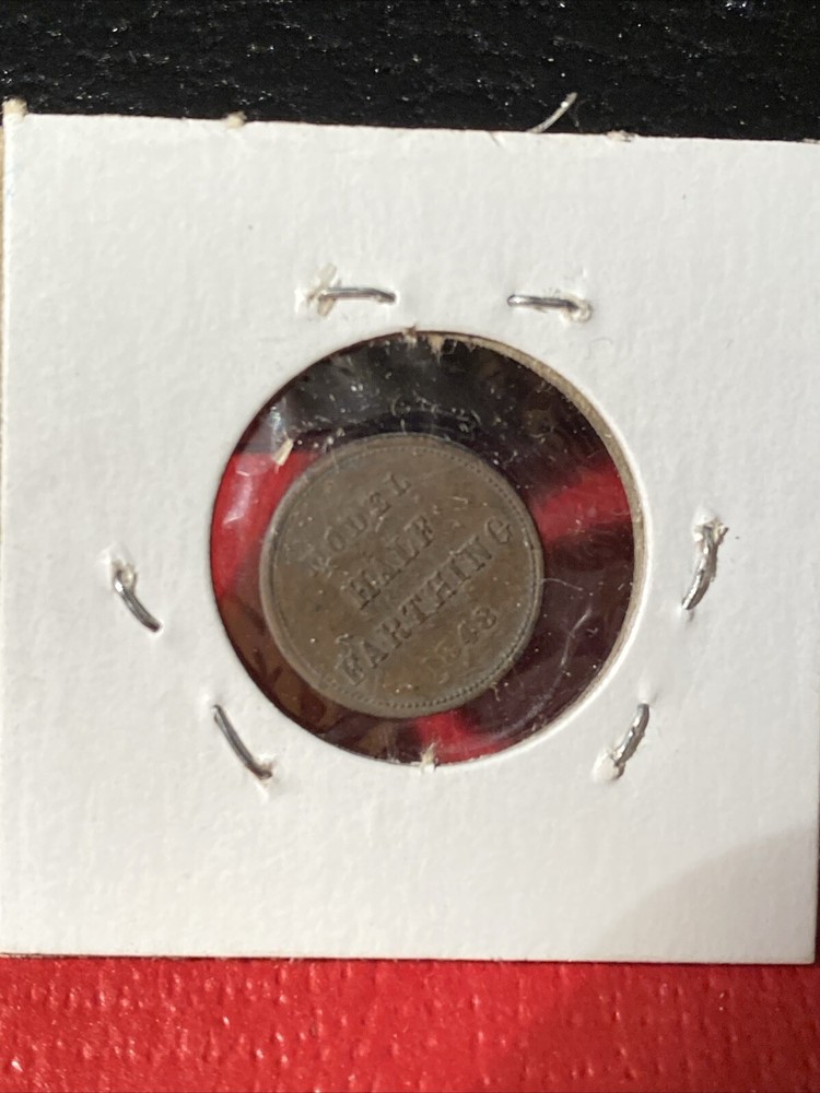 Great Britain, Victoria, Model Half Farthing 1848