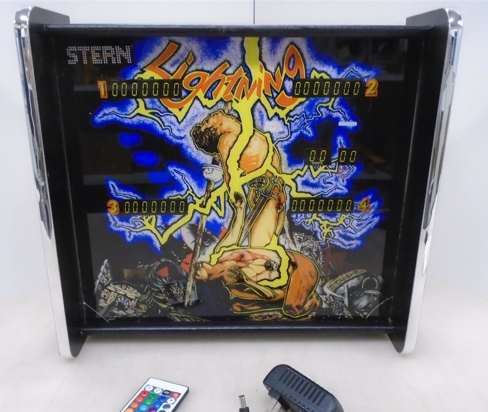 Stern Lightning Pinball Head LED Display light box