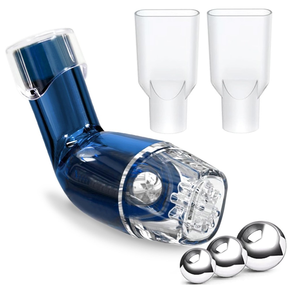 Flutter Valve, Breathing Trainer Blue