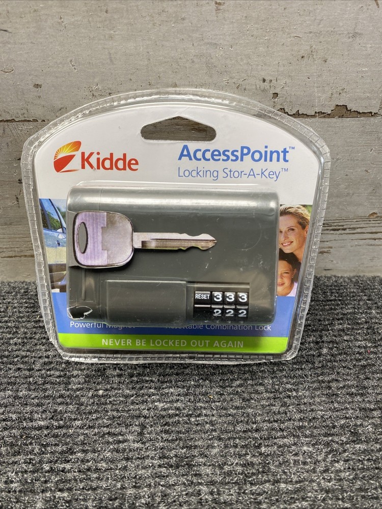 KIDDE SAFETY 001844 Lock Magnet Key Case , Gray