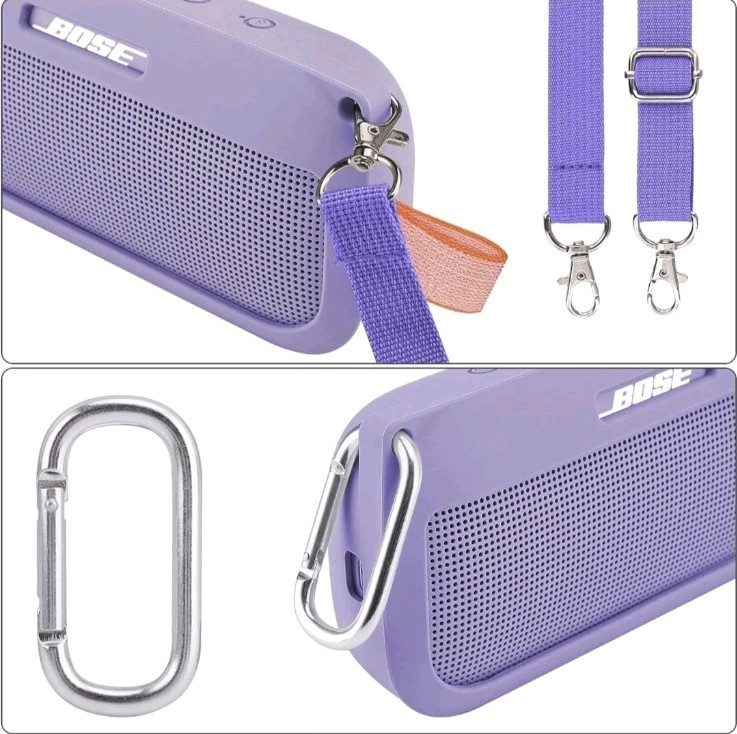 Silicone Case Replacement Bose SoundLink Flex Bluetooth Portable, Lavender