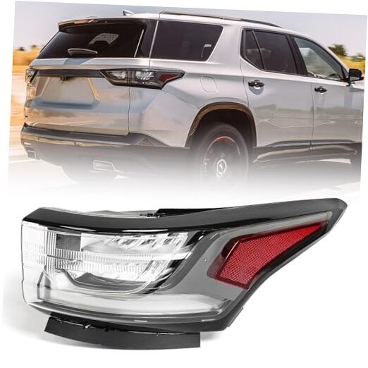 LED Tail Light Assembly Compatible with Chevy Traverse 2018-2021 Passenger