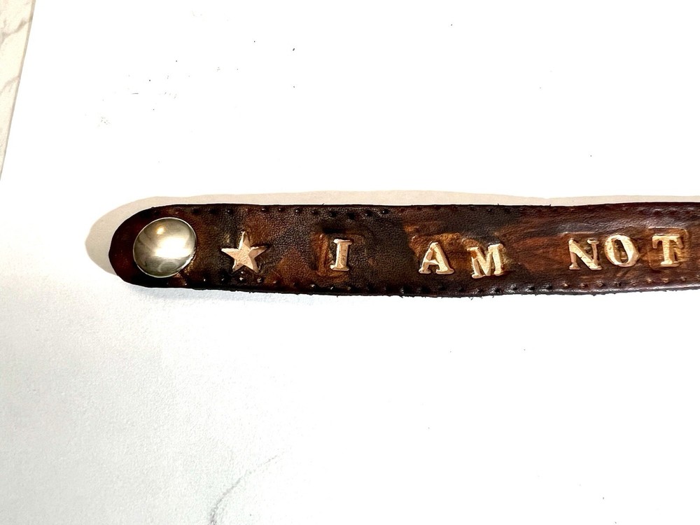 I Am Not Okay Leather Bracelet Tandy