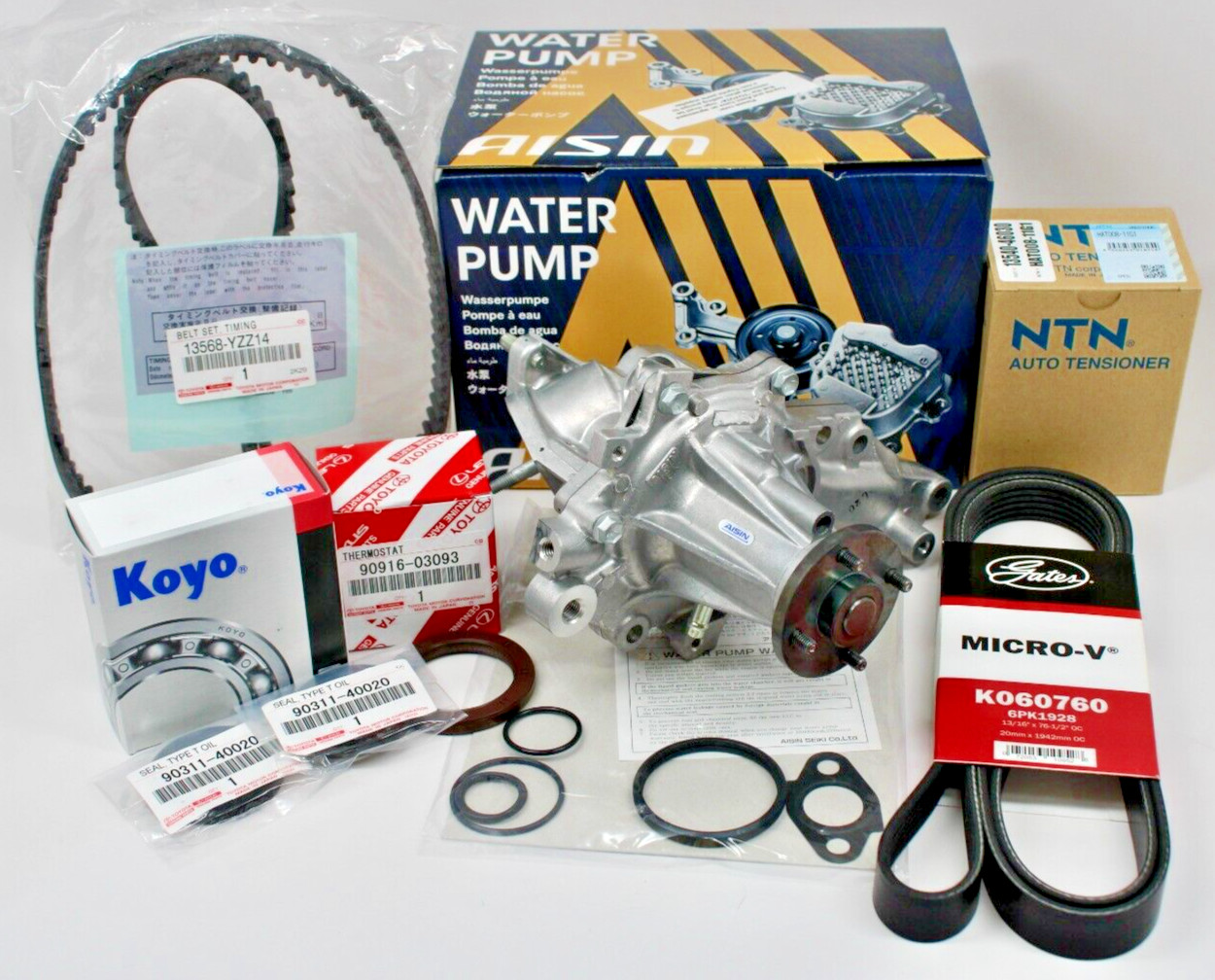 Complete Timing Belt Water Pump Kit  IS300 GS300 GENUINE & OE Manufacture Parts