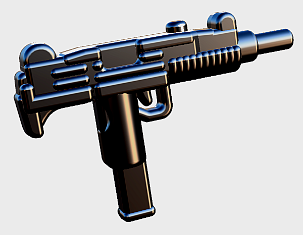 Brickarms Ex-Pro SMG Weapon for Minifigures -Pick Color!- NEW