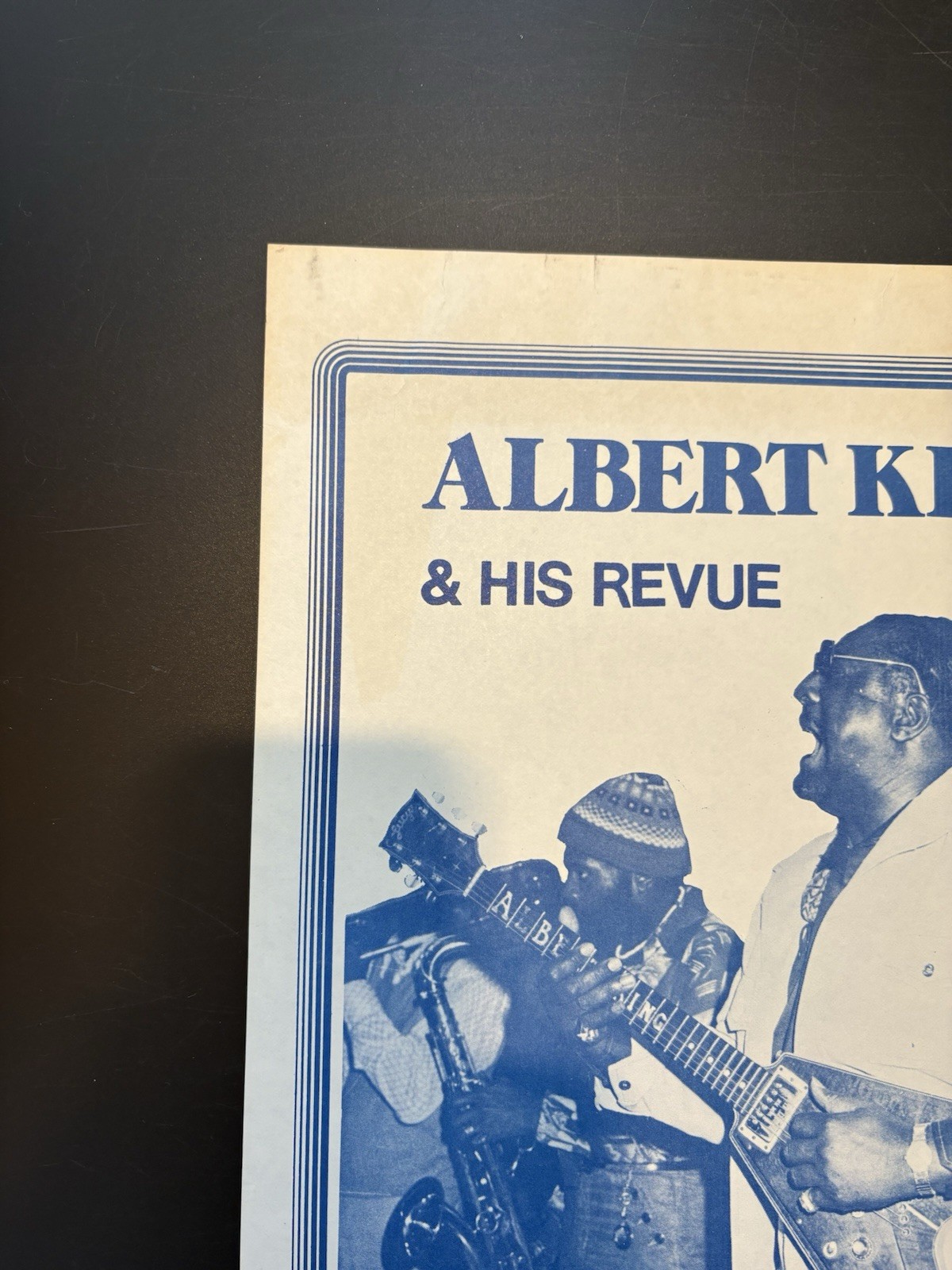 1976 Albert King At Antones In Austin Original Concert Poster
