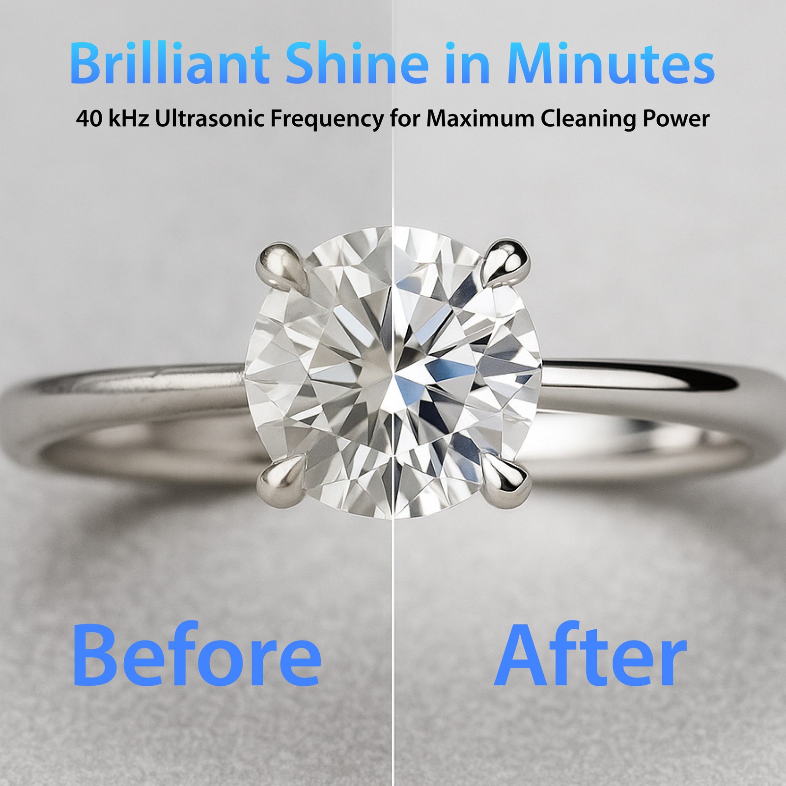 Magnasonic Ultrasonic Jewelry Cleaner Machine for Rings, Necklaces, Dentures