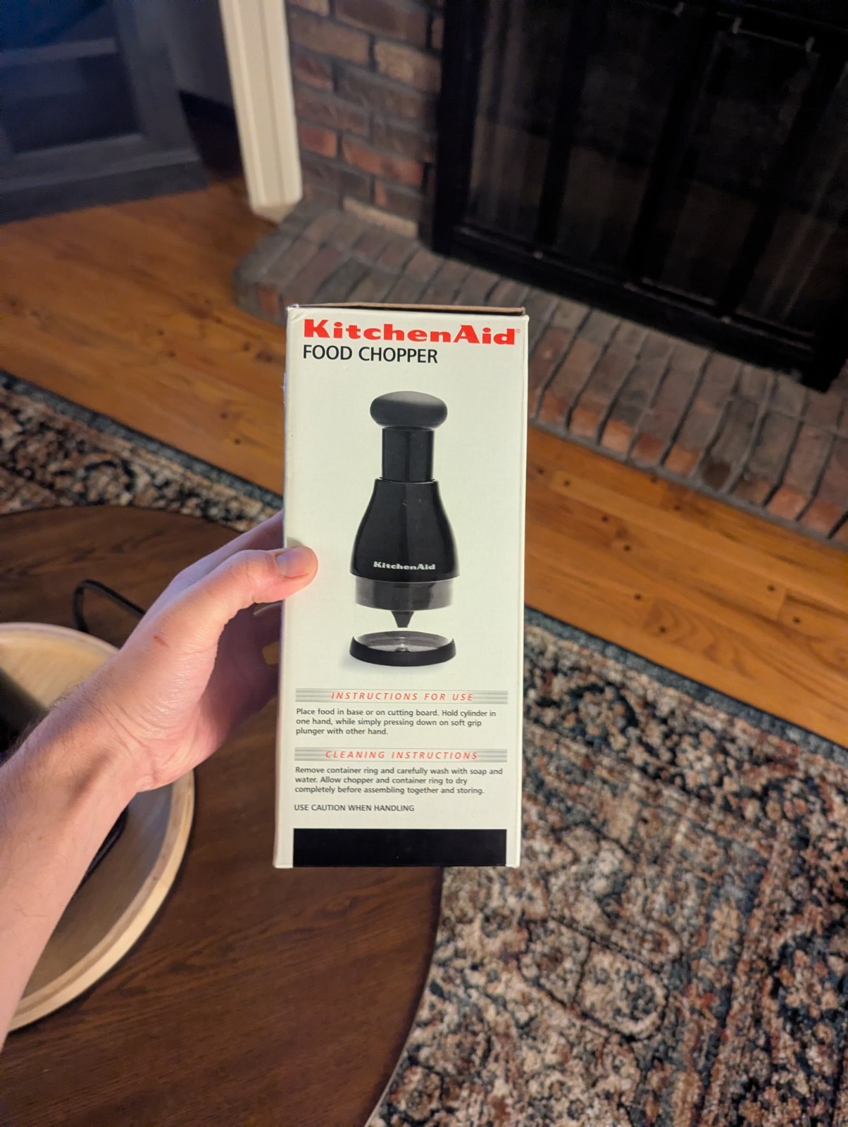 KitchenAid Manual Hand Food Chopper: Model KG304WH (Brand New)