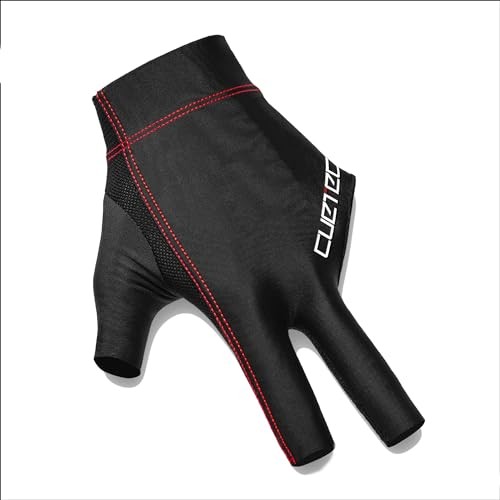 Cuetec AXIS Pool/Billiards Black Glove; Left Bridge Hand, X-Large