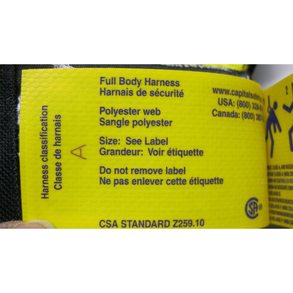 DBI SALA Delta Full Body Harness Model #1106046C, Universal