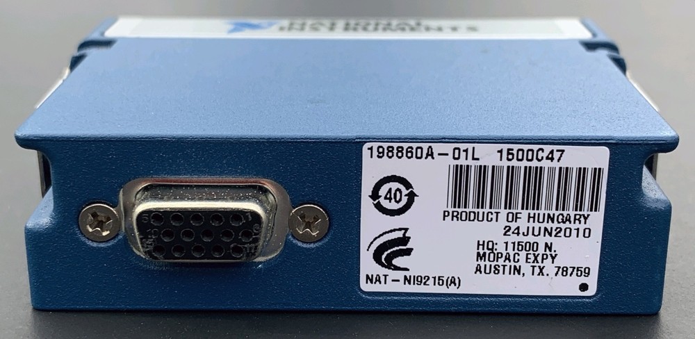 National Instruments NI 9215 cDAQ Analog Input Module - Great condition!