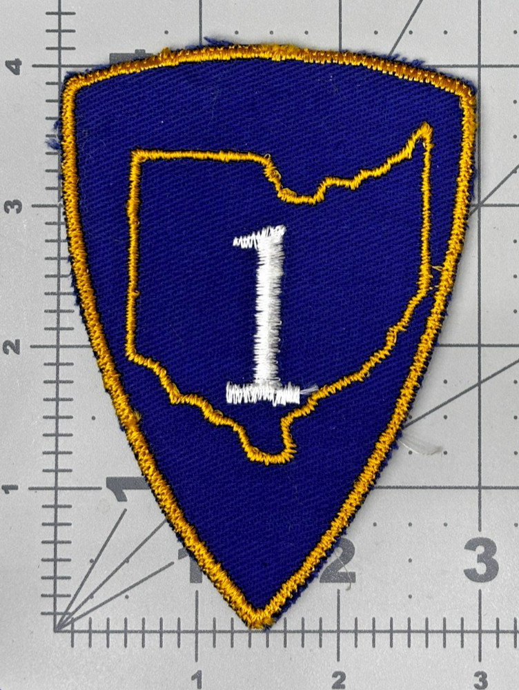 1941-1947 Ohio State Guard 1st Regiment Twill Patch Inv# K2078