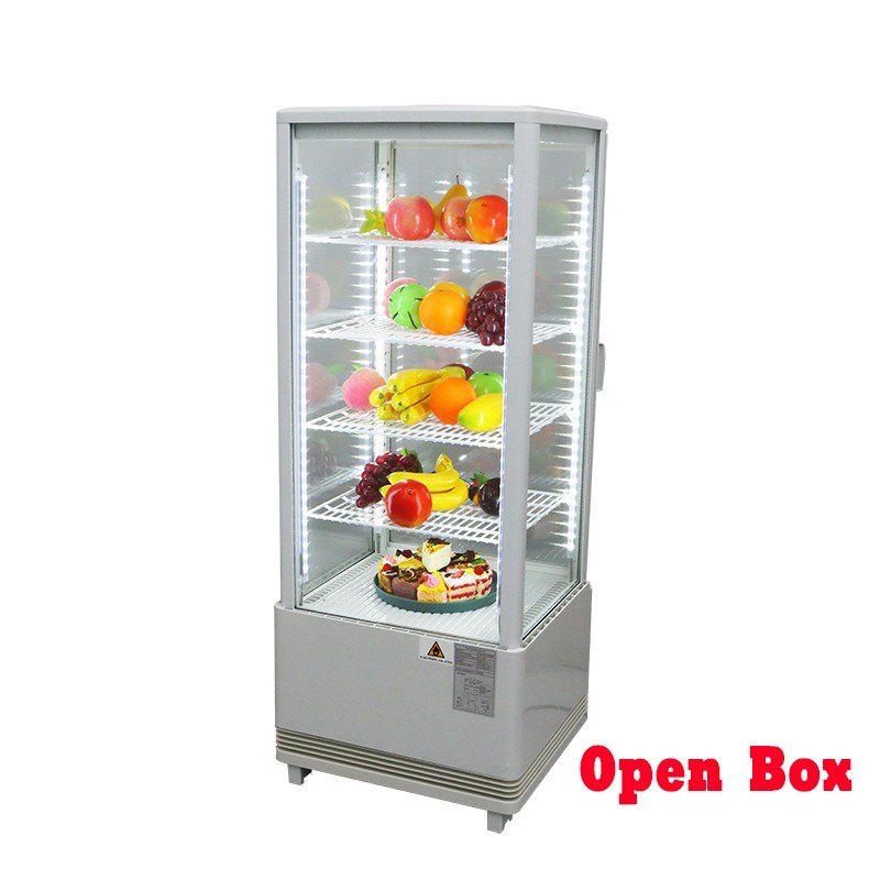 Open Box! Vertical Refrigerated Cake Display Cabinet w/Defogging Function25.8Gal