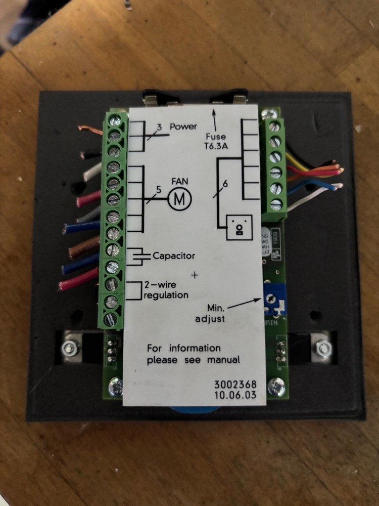 Enervex EFC211 Solid Fuel Fan Controller