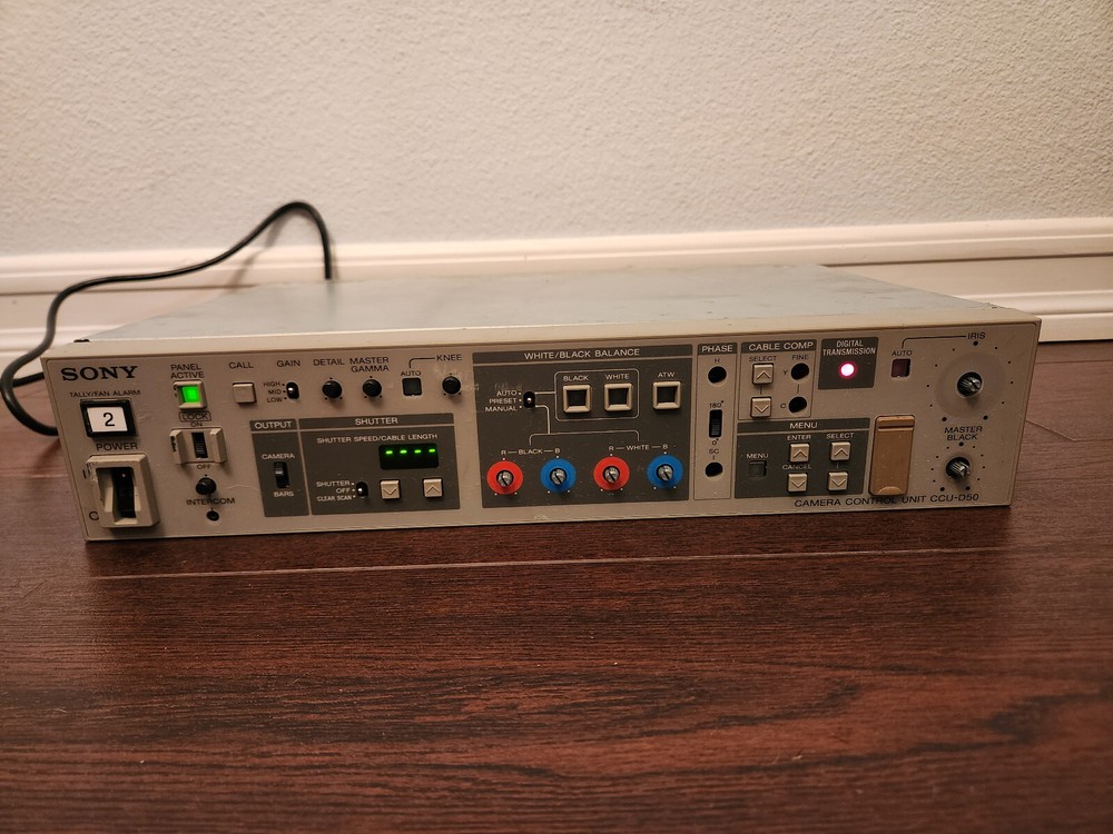 Sony CCU-D50 SDI Camera Control Unit #2 *Sold AS-IS*