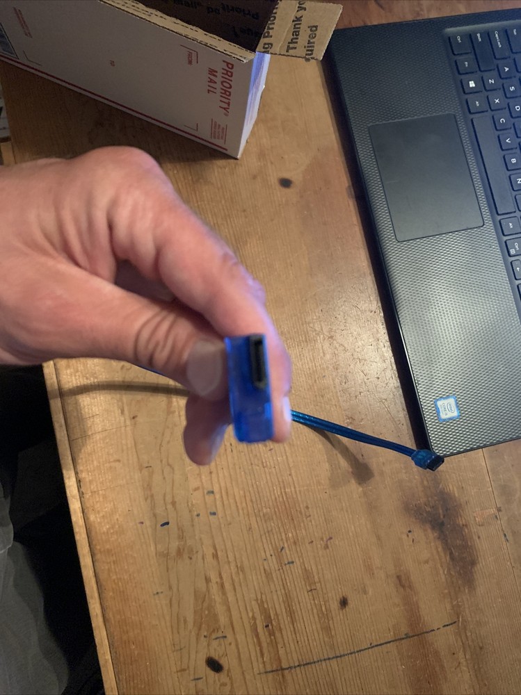 1’8” Blue Sata Cable from Circuitassembly.com New Never Used