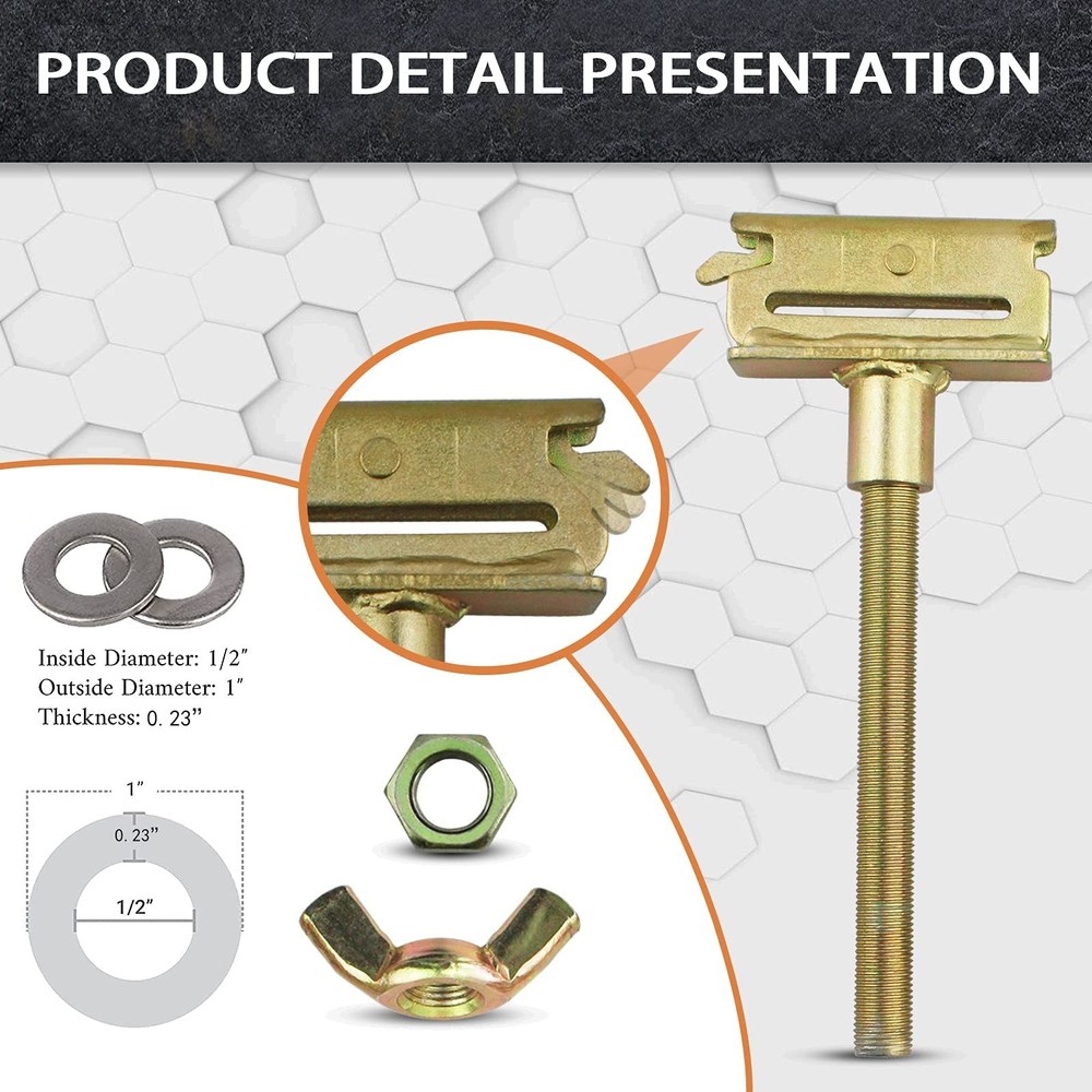 Anluload E Track Spare Tire Mounte Track Accessories For Flatbed Enclosed Traile