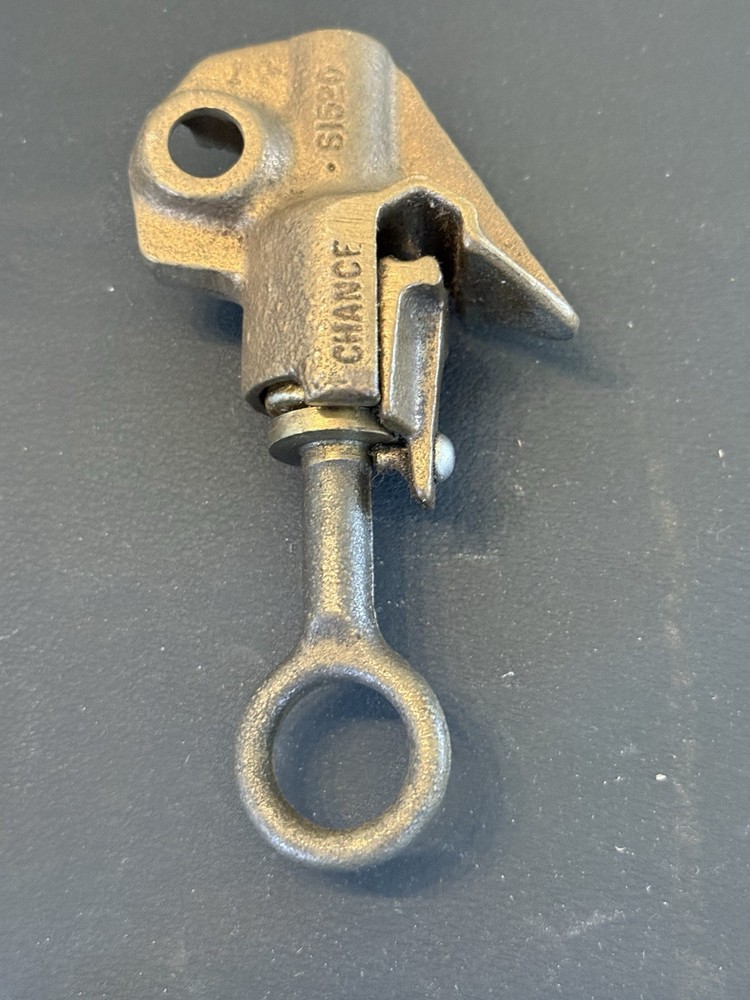 Vintage Chance Scaffold Safety Hook 2/0 STR Quick Release Rigging Tool