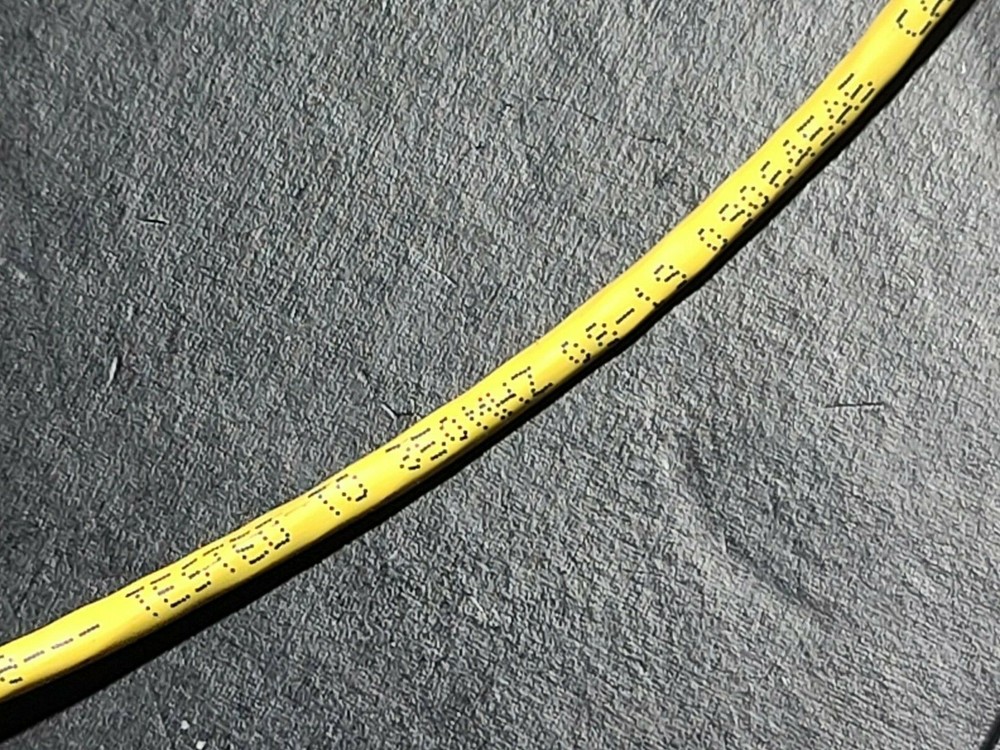 General Cable GenSPEED 5000 24/4P Cat5E UTP Plenum Network Cable Yellow /100ft