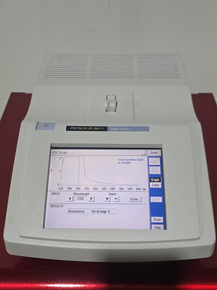 Perkin Elmer MBA 2000 UV/Vis Spectrophotometer